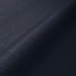 Macro texture of navy blue linen fabric